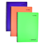 Çınar I'm Smart Spiralli Plastik Kapak Defter A-4 60/4 Kareli 1 Koli 96 Adet