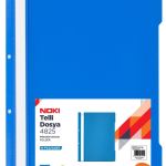 Noki Eco Plastik Telli Dosya Mavi 50'li 16 Paket (1 Koli)